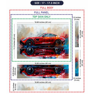 Luxury Car Reflection Laptop Skin - View 9