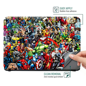 Marvel Avengers Universe Laptop Skin - View 4