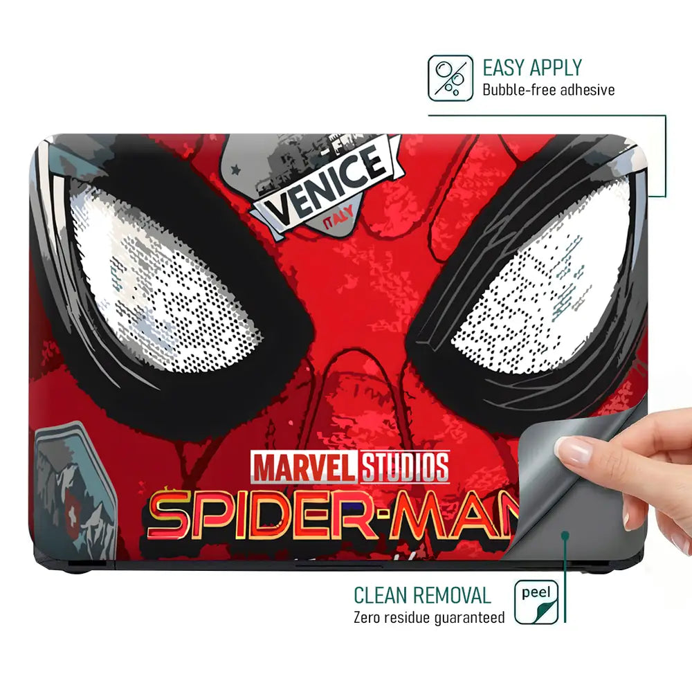 Marvel Spiderman Eyes Laptop Skin - View 4
