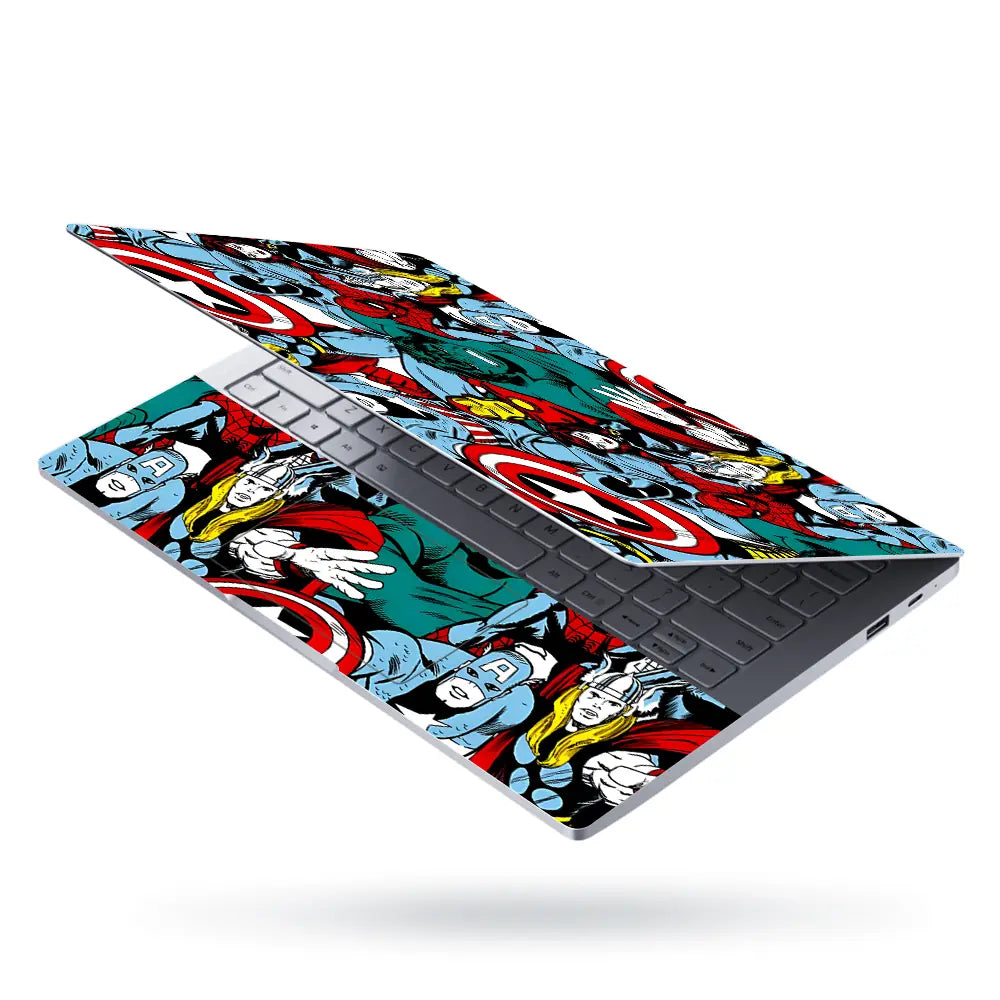 Marvel Team-up Heroes Laptop Skin - View 3
