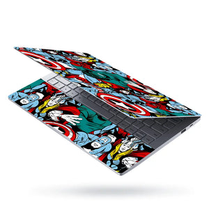 Marvel Team-up Heroes Laptop Skin - View 3