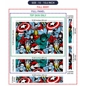Marvel Team-up Heroes Laptop Skin - View 8