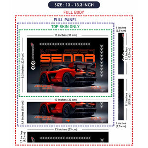 McLaren Senna Car Laptop Skin - View 6
