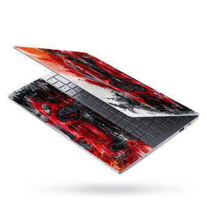 Mercedes AMG GT Red Ink Laptop Skin - View 3
