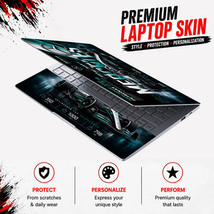 Mercedes W16 Spec Icons Laptop Skin - View 3