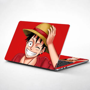 Monkey D Luffy Red Laptop Skin - View 1