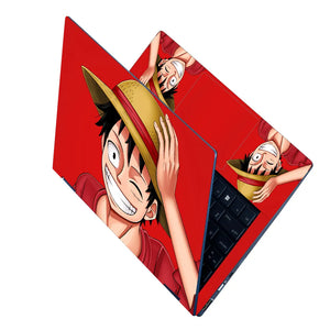 Monkey D Luffy Red Laptop Skin - View 2
