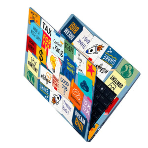 Motivation Sticky Notes Collage Laptop Skin - View 2