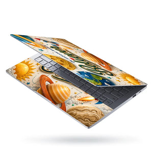 Motivation The Universe Loves a Believer Cosmic Script Laptop Skin - View 3