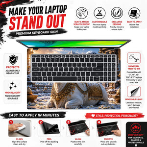 Nandi Lingam Snow Mountain Laptop Skin - View 5