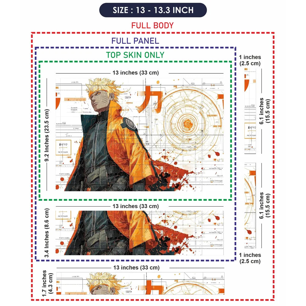 Naruto and the Ninja Scroll Laptop Skin - View 6