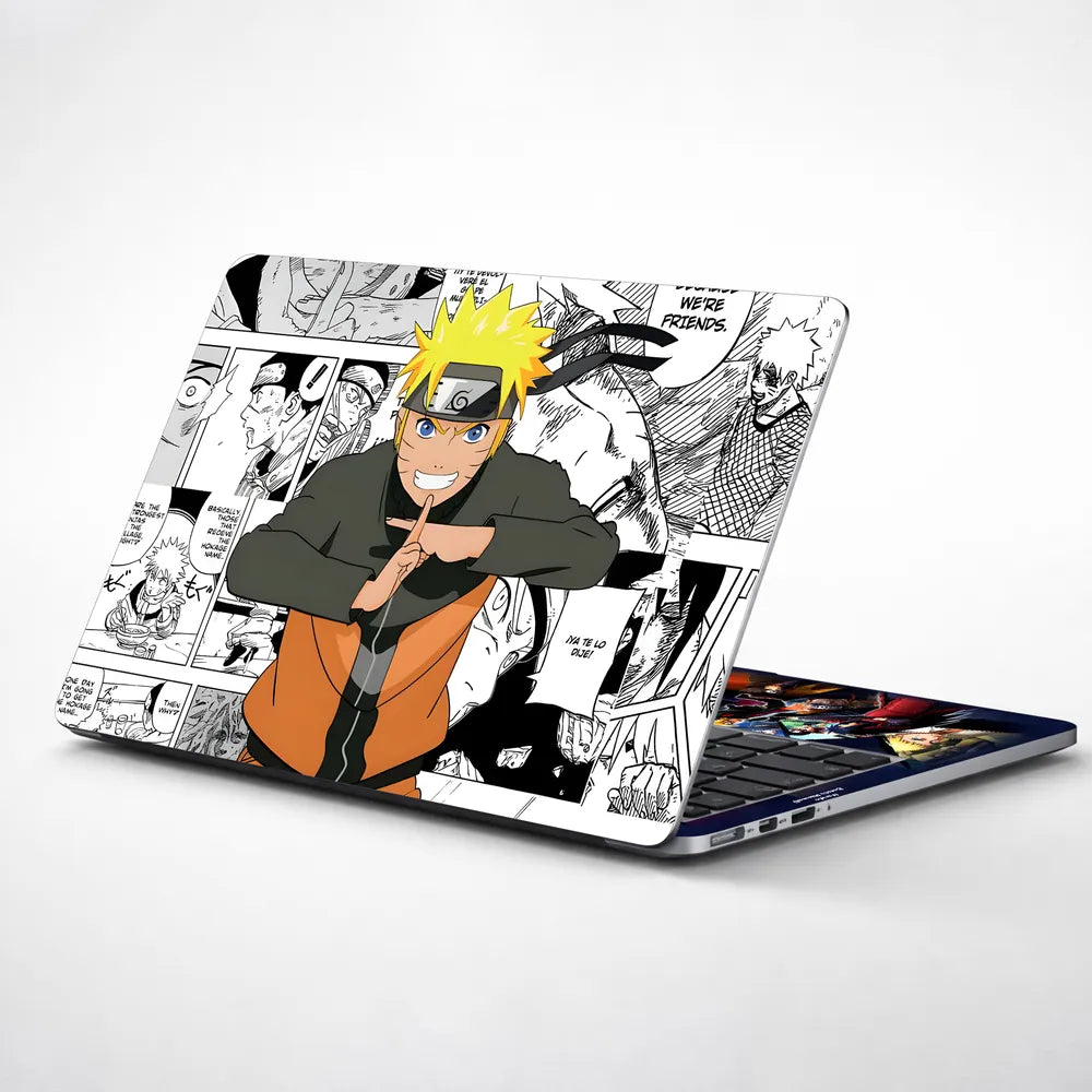 Naruto Comic Design Laptop Skin - View 1
