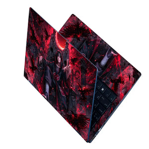 Naruto Itachi Blood Moon Throne Laptop Skin - View 2