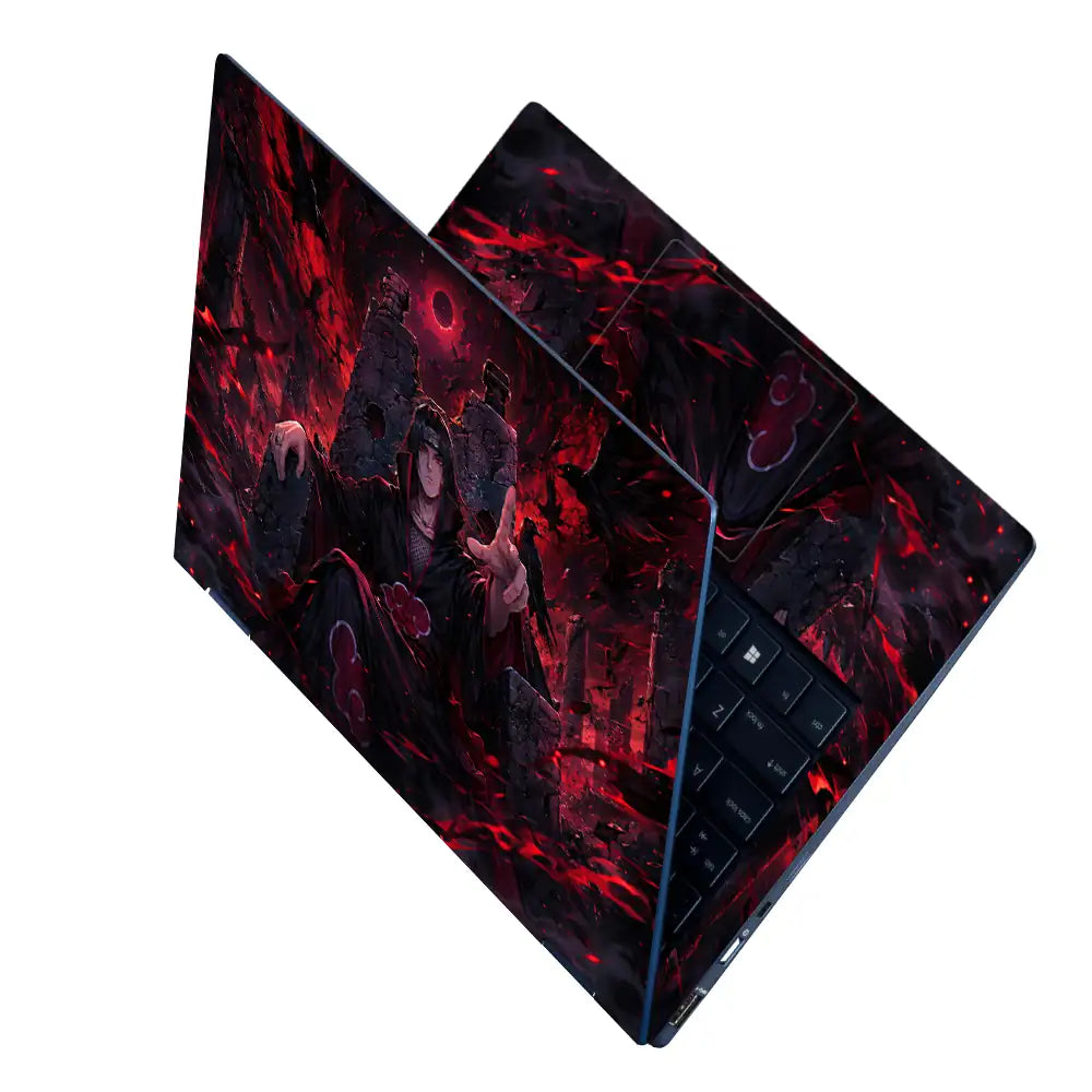 Naruto Itachi Dark Throne Laptop Skin - View 2