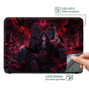 Naruto Itachi Dark Throne Laptop Skin - View 4