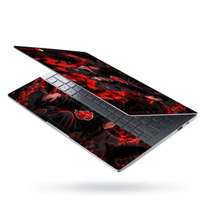 Naruto Itachi Red Moon Sharingan Laptop Skin - View 3