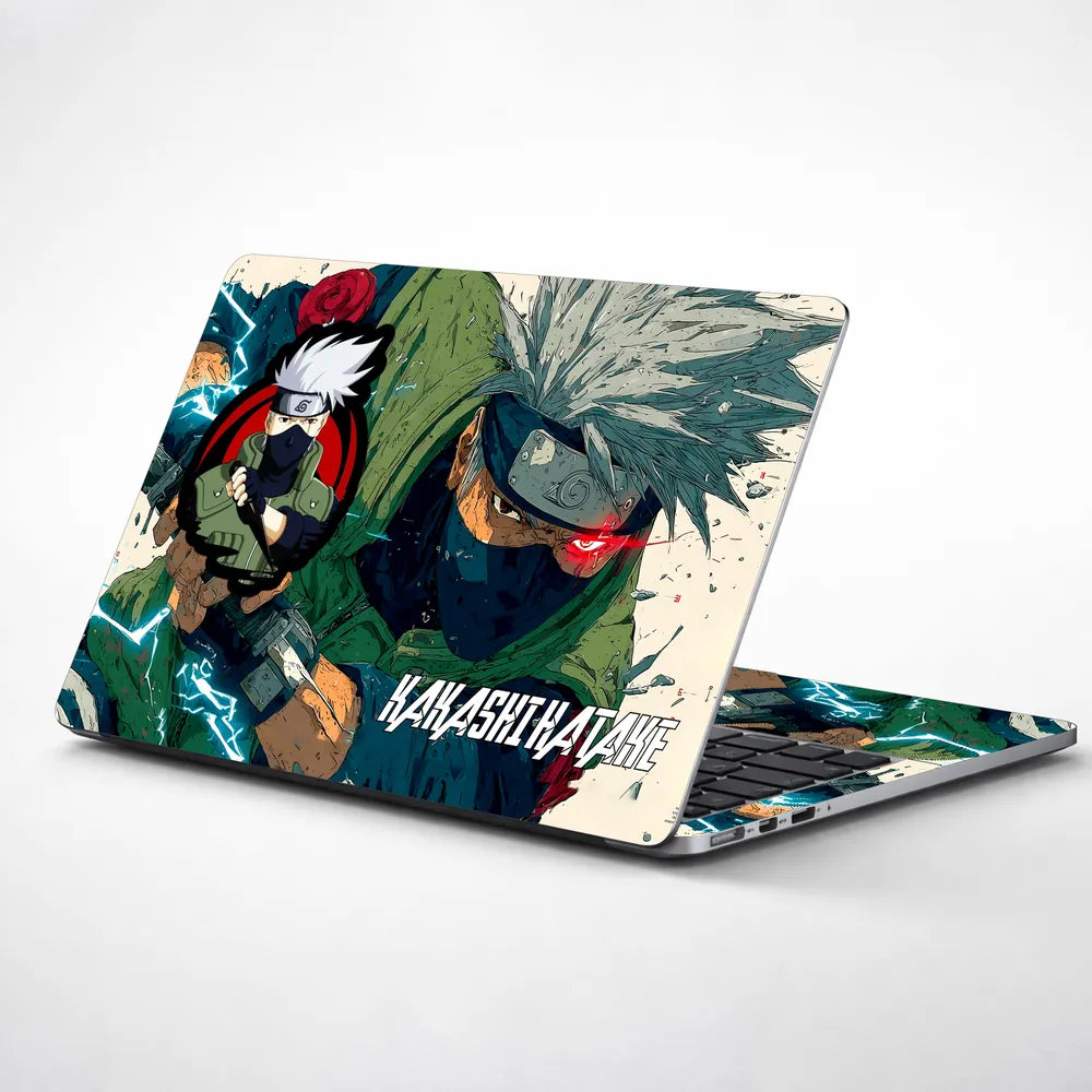Naruto Kakashi Hatake Manga Panel Laptop Skin - View 1