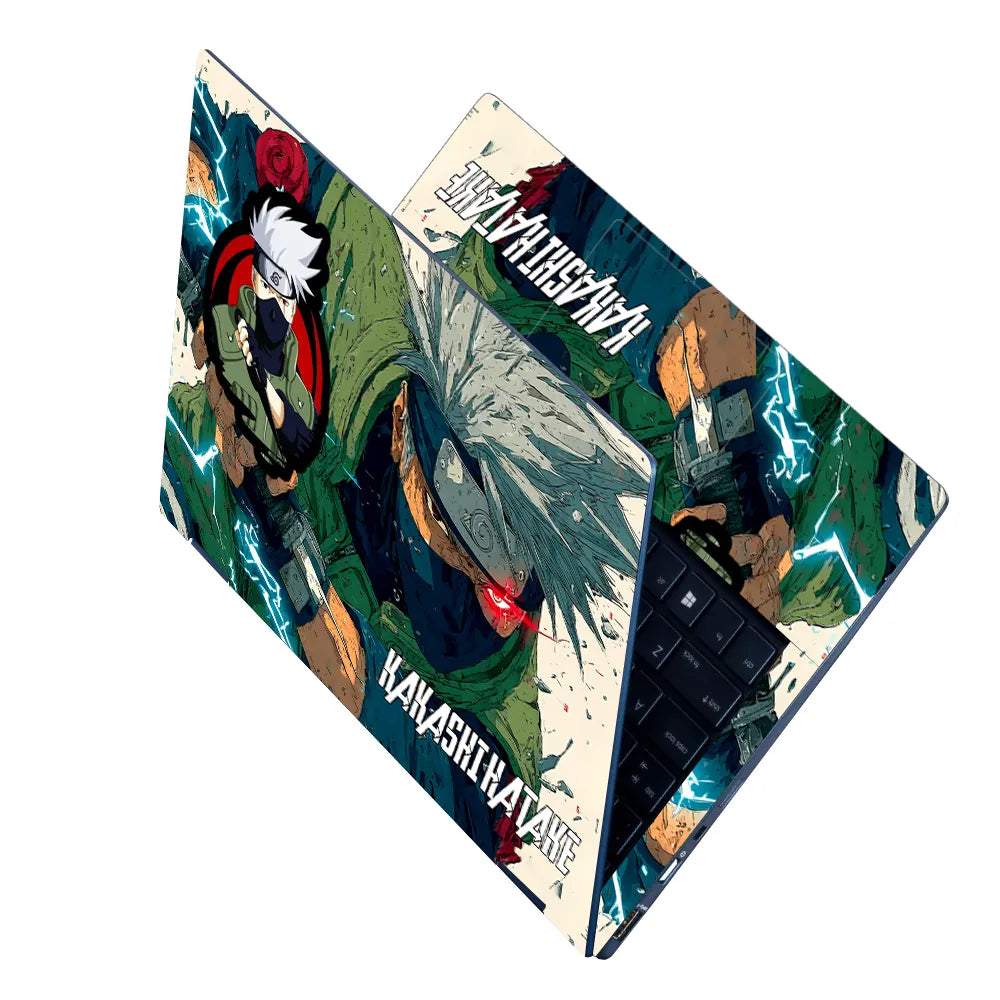 Naruto Kakashi Hatake Manga Panel Laptop Skin - View 2