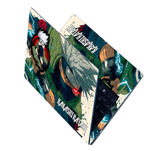 Naruto Kakashi Hatake Manga Panel Laptop Skin - View 2