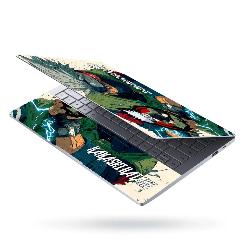 Naruto Kakashi Hatake Manga Panel Laptop Skin - View 3