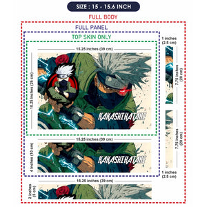 Naruto Kakashi Hatake Manga Panel Laptop Skin - View 8