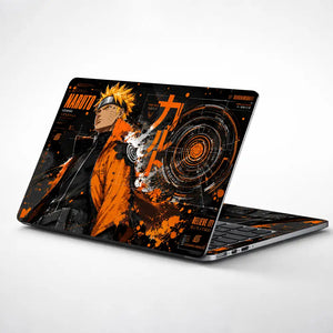 Naruto Uzumaki Dark HUD Believe Laptop Skin - View 1