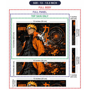 Naruto Uzumaki Dark HUD Believe Laptop Skin - View 6