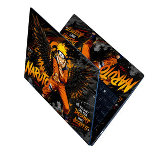 Naruto Uzumaki Wings Destiny Laptop Skin - View 2