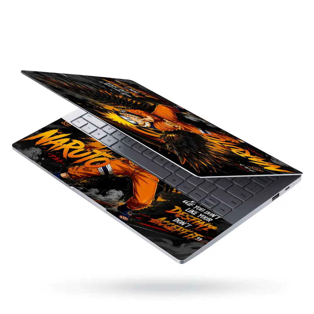 Naruto Uzumaki Wings Destiny Laptop Skin - View 3