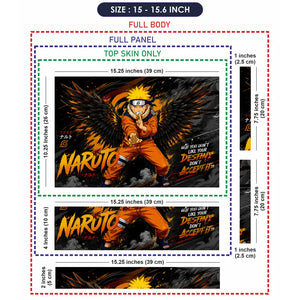 Naruto Uzumaki Wings Destiny Laptop Skin - View 8