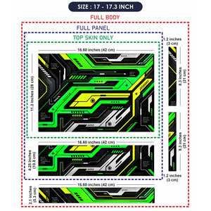Next Gen Green Circuit Laptop Skin - View 9