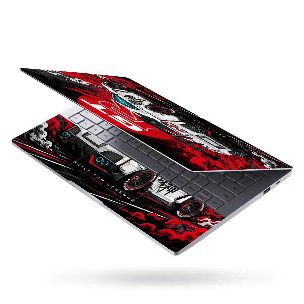 Nissan GTR JDM Built For Legends Laptop Skin - View 3