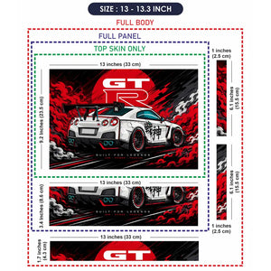Nissan GTR JDM Built For Legends Laptop Skin - View 6
