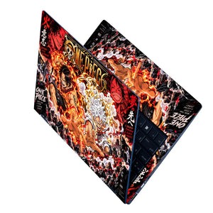 One Piece Ace And Luffy Brothers Laptop Skin - View 2
