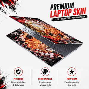 One Piece Ace And Luffy Brothers Laptop Skin - View 3