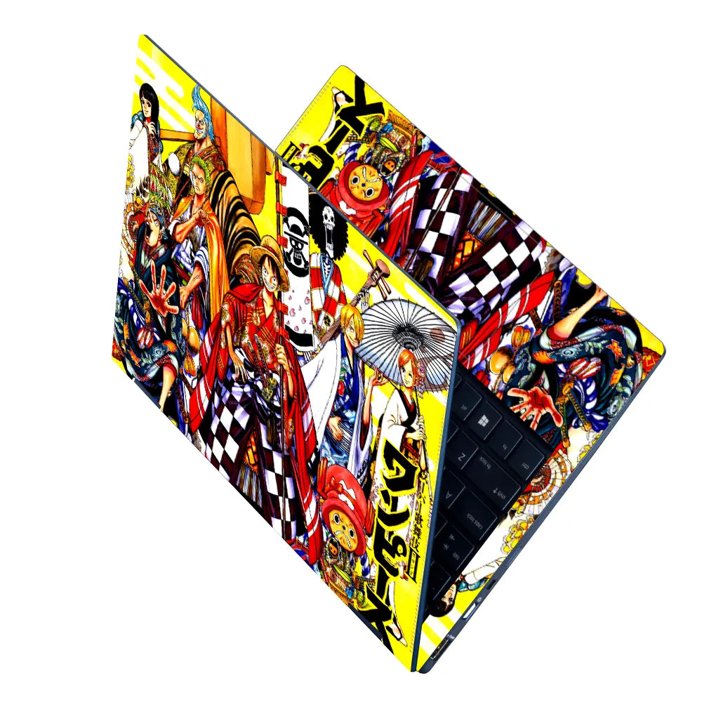 One Piece Luffy Gear Five Battle Laptop Skin - View 2