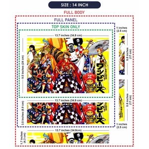 One Piece Luffy Gear Five Battle Laptop Skin - View 7