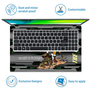 One Piece Luffy Gear Five Captain Laptop Skin - View 5