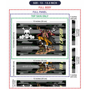 One Piece Luffy Gear Five Captain Laptop Skin - View 6