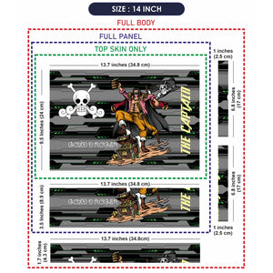 One Piece Luffy Gear Five Captain Laptop Skin - View 7