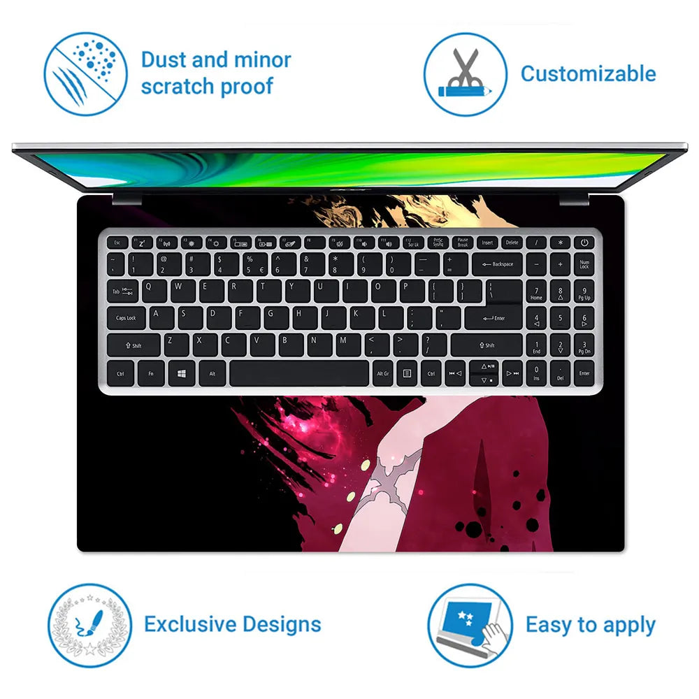 One Piece Luffy Laptop Skin - View 5