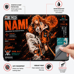 One Piece Nami Cat Burglar Laptop Skin - View 4