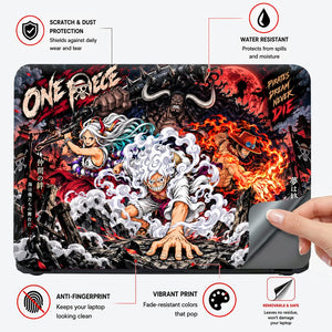 One Piece Pirates Dream Never Die Laptop Skin - View 4