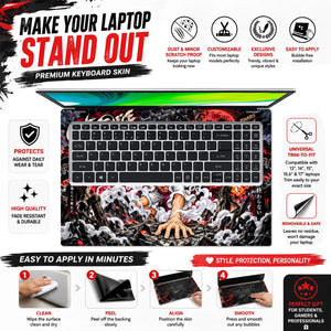 One Piece Pirates Dream Never Die Laptop Skin - View 5