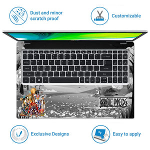 One Piece Wano Arc Ensemble Laptop Skin - View 5
