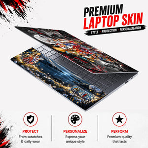 One Piece Wano Crew Moon Laptop Skin - View 3