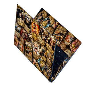 One Piece Wanted Posters Crew Laptop Skin - View 2