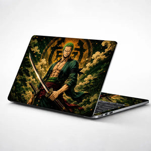 One Piece Zoro Forest Smile Laptop Skin - View 1