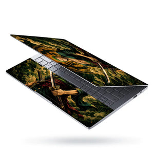One Piece Zoro Forest Smile Laptop Skin - View 3