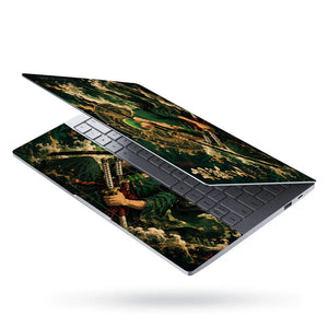 One Piece Zoro Green Wave Art Laptop Skin - View 3